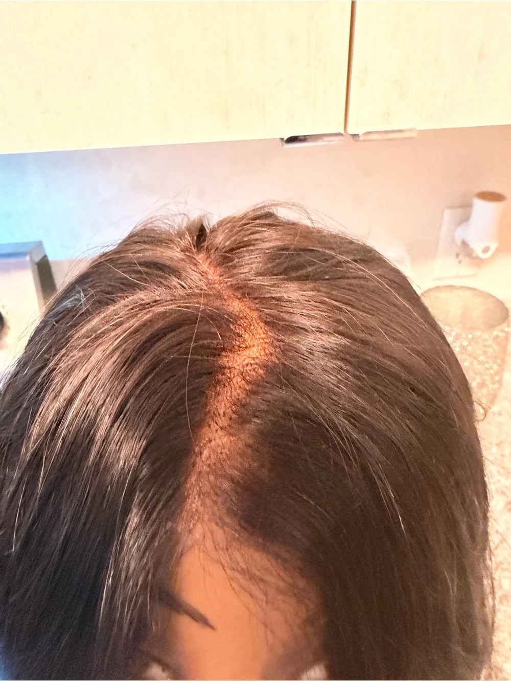 360 Full Frontal Lace Front Wig with Natural Wave - Black 20 inches